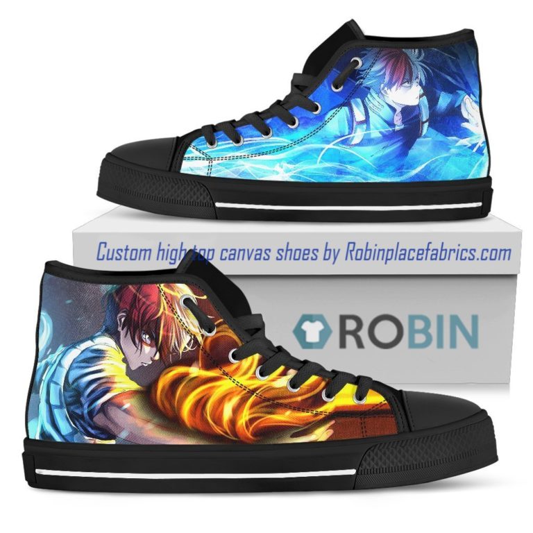 Shouto Todoroki My Hero Academia High Top Shoes