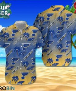 St Louis Blues Hockey Team Hawaiian Shirt