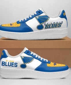 St. Louis Blues Custom Nike Air Force 1 Shoes