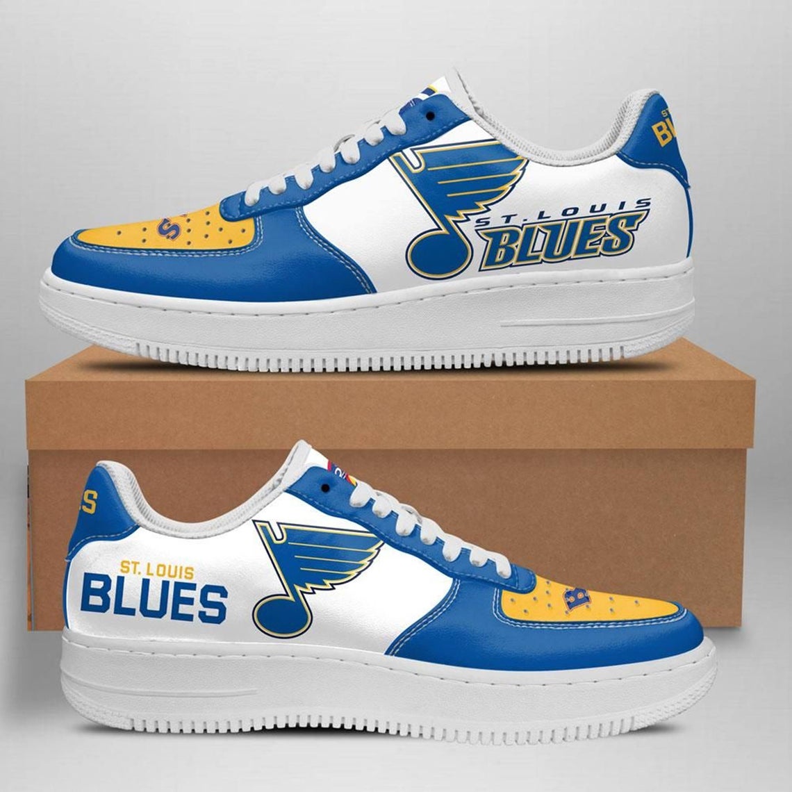 HOT St. Louis Blues shoes Custom Air Force Sneakers for fans