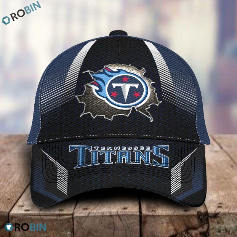 NFL Tennessee Titans Mascot Texture Effect 3D Cap Full Print