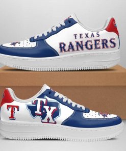 Texas Rangers Custom Nike Air Force 1 Shoes