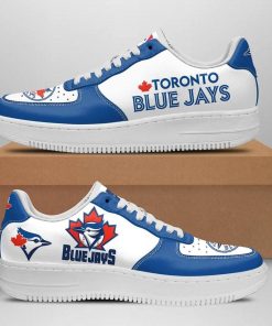 Toronto Blue Jays Team Nike Air Force 1 Shoes