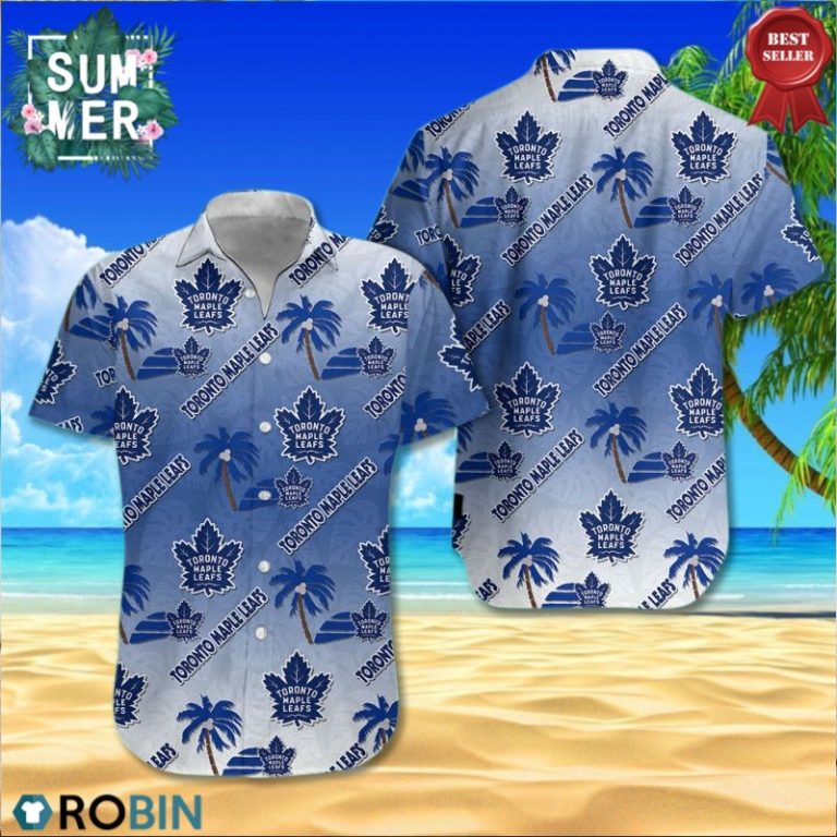 Toronto Maple Leafs All Over Print Aloha Shirt