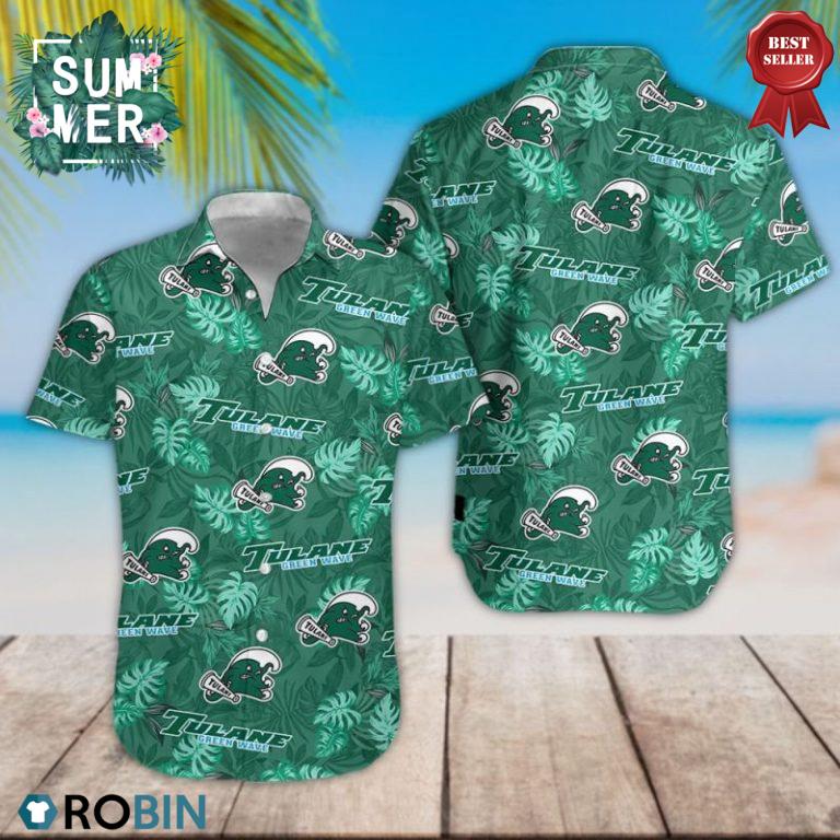 Tulane Green Wave Aloha Shirt