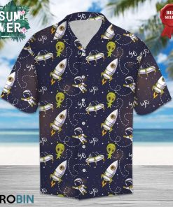 Ufo All Over Print Hawaiian Pattern Shirt