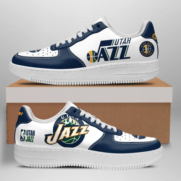 Utah Jazz Custom Nike Air Force 1 Shoes