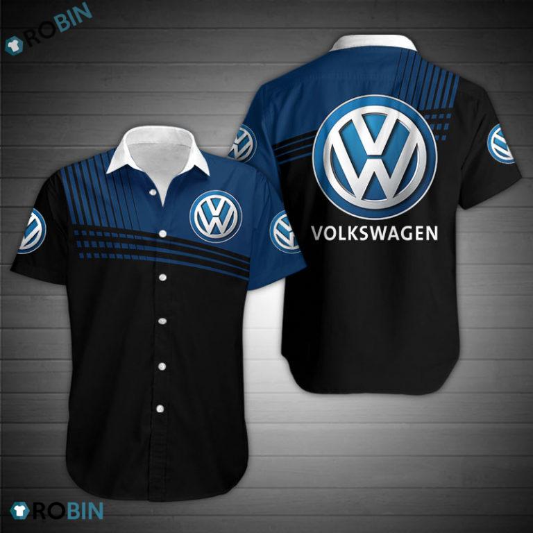 Volkswagen Aloha Shirt, Button Up T Shirt