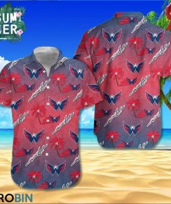 Washington Capitals All Over Print Aloha Shirt