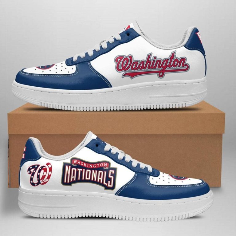 Washington Nationals Nike Air Force 1 Shoes