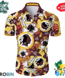 Washington Redskins All Over Print Aloha Shirt Washington Redskins All Over Print Aloha Shirt