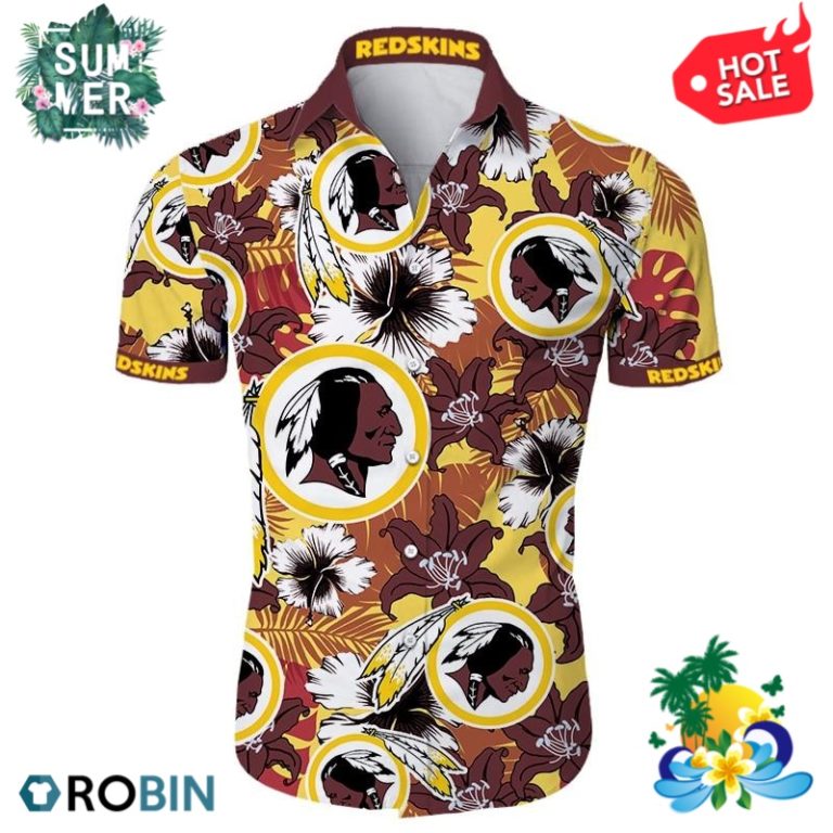 Washington Redskins All Over Print Aloha Shirt