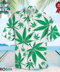 Weed Aloha Shirt, Button-up T-shirt
