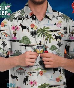 Beauceron Hawaiian Shirt Hawaii Beach Retro