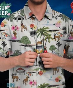 Belgian Malinois Hawaiian Shirt Hawaii Beach Retro