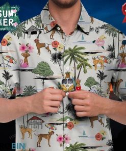 Vizsla Hawaiian Shirt Hawaii Beach Retro