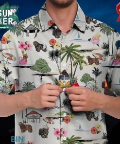 Bichon Frise Hawaiian Shirt Hawaii Beach Retro