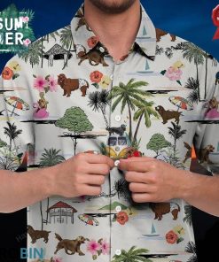 Sussex Spaniel Hawaiian Shirt Hawaii Beach Retro