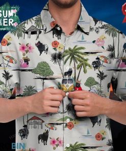 Schipperke Hawaiian Shirt Hawaii Beach Retro