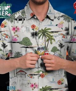 Samoyed Hawaiian Shirt Hawaii Beach Retro