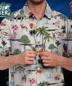 Chihuahua Hawaiian Shirt Hawaii Beach Retro