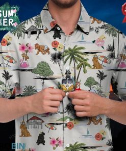 Cocker Spaniel Hawaiian Shirt Hawaii Beach Retro
