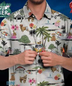 Norfolk Terrier Hawaiian Shirt Hawaii Beach Retro
