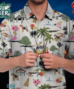 Lakeland Terrier Hawaiian Shirt Hawaii Beach Retro