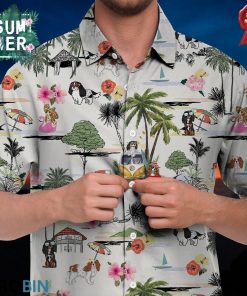 King Charles Hawaiian Shirt Hawaii Beach Retro