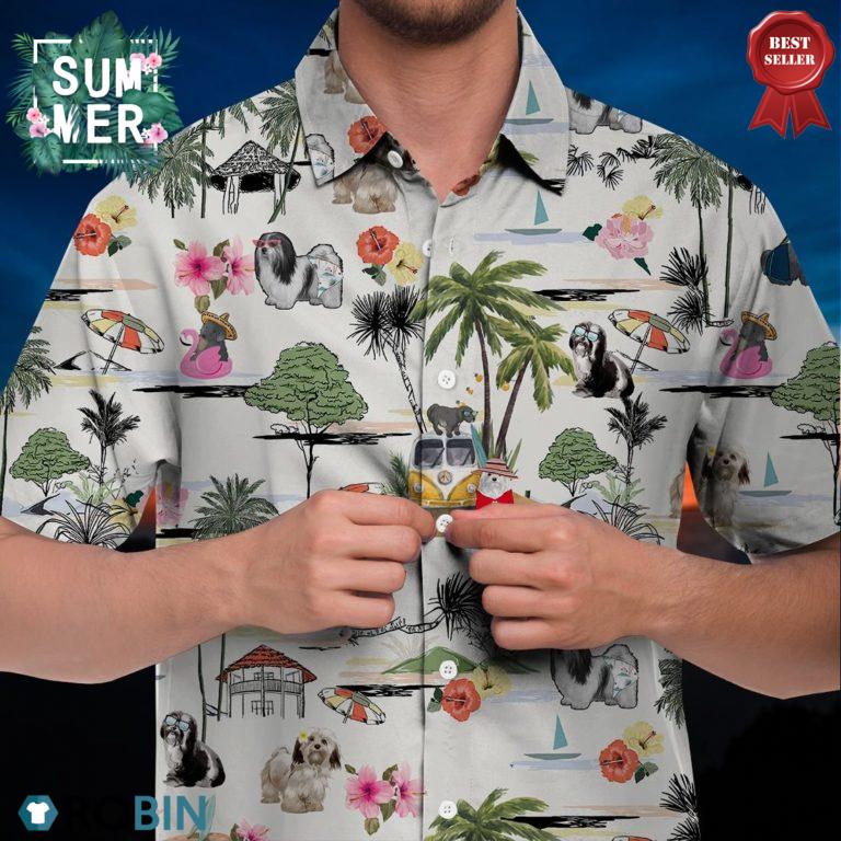 Havanese Hawaiian Shirt Hawaii Beach Retro