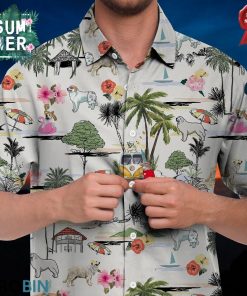 Great Pryrenees Hawaiian Shirt Hawaii Beach Retro