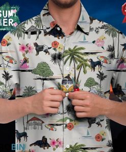 Gordon Setter Hawaiian Shirt Hawaii Beach Retro