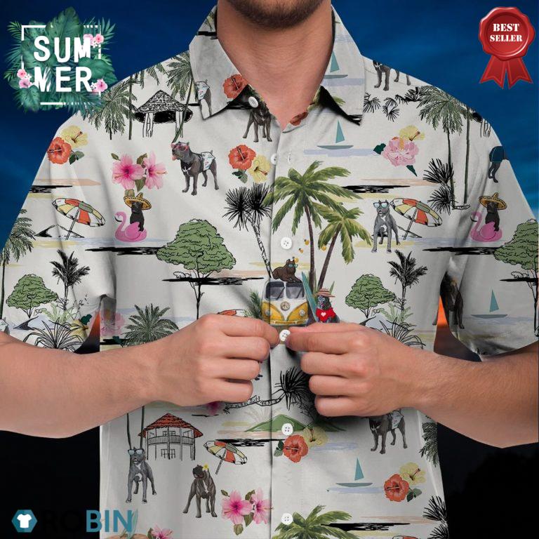 Cane Corso Hawaiian Shirt Hawaii Beach Retro