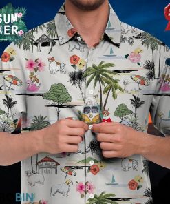 Clumber Spaniel Hawaiian Shirt Hawaii Beach Retro