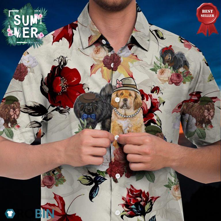 Tibetan Mastiff Hawaiian Shirt, Beach Shirt