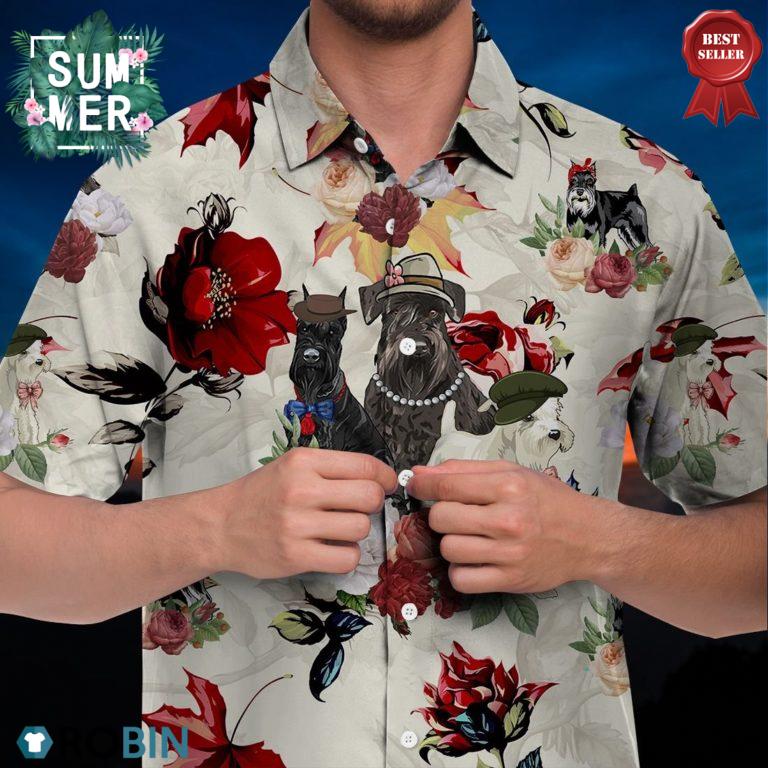 Standard Schnauzer Hawaiian Shirt
