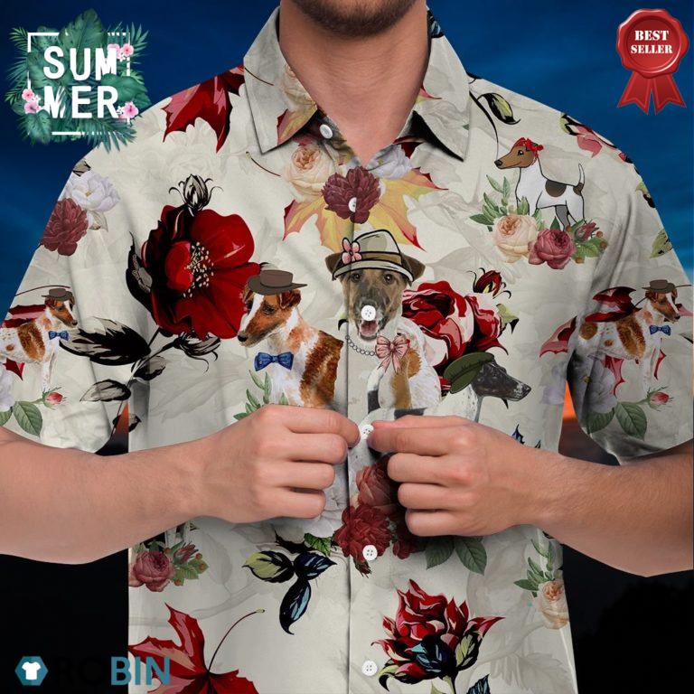 Smooth Fox Terrier Hawaiian Shirt