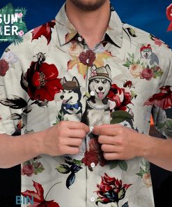 Siberian Husky Hawaiian Shirt Siberian Husky Hawaiian Shirt