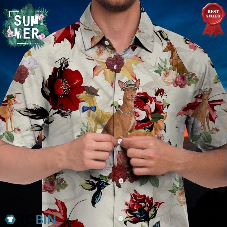 Pharaoh Hound Hawaiian Shirt, Beach Shirt
