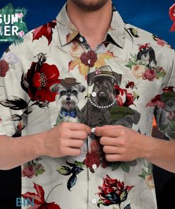 Miniature Schnauzer Hawaiian Shirt Miniature Schnauzer Hawaiian Shirt