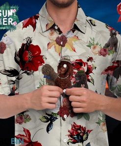 Irish Water Spaniel Hawaiian Shirt, Beach Shirt