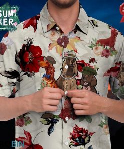 Irish Setter Hawaiian Shirt, Beach Shirt