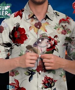Hedgehog Hawaiian Shirt