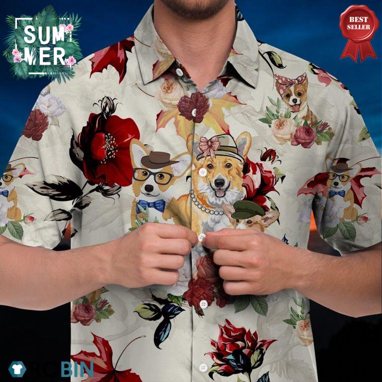 Corgi Hawaiian Shirt, Aloha Shirt