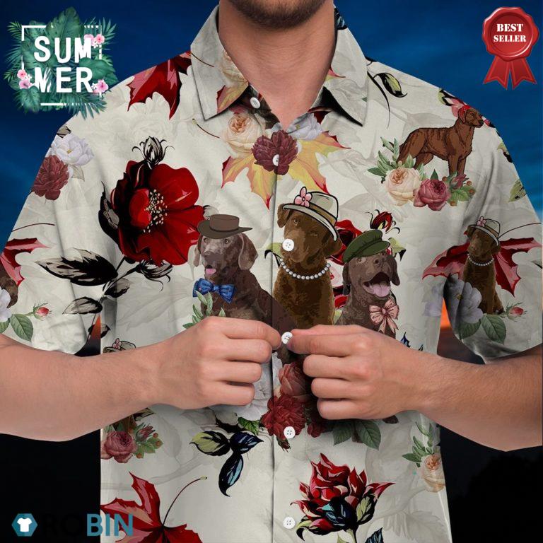 Chesapeake Bay Retriever Hawaiian Shirt