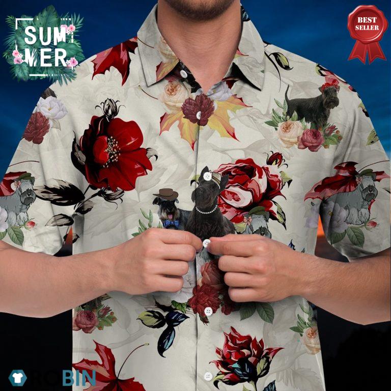 Cesky Terrier Hawaiian Shirt, Summer Beach Shirt