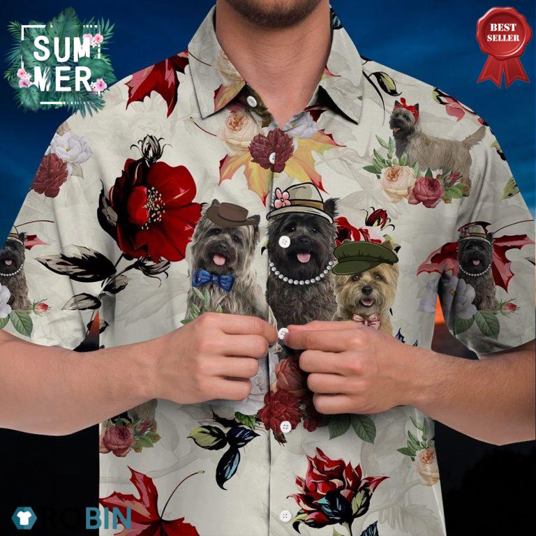 Cairn Terrier Hawaiian Shirt, Beach Shirt
