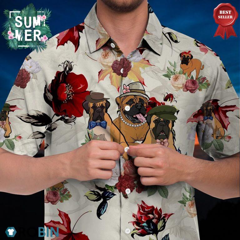Bullmasitiff Hawaiian Shirt