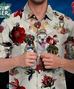 Boxer Hawaiian Shirt, Aloha Shirt
