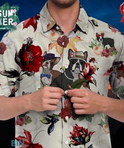 Boston Terrier Hawaiian Shirt